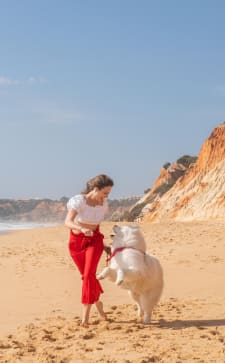 wanderlustsamoyed con Tractive GPS XL